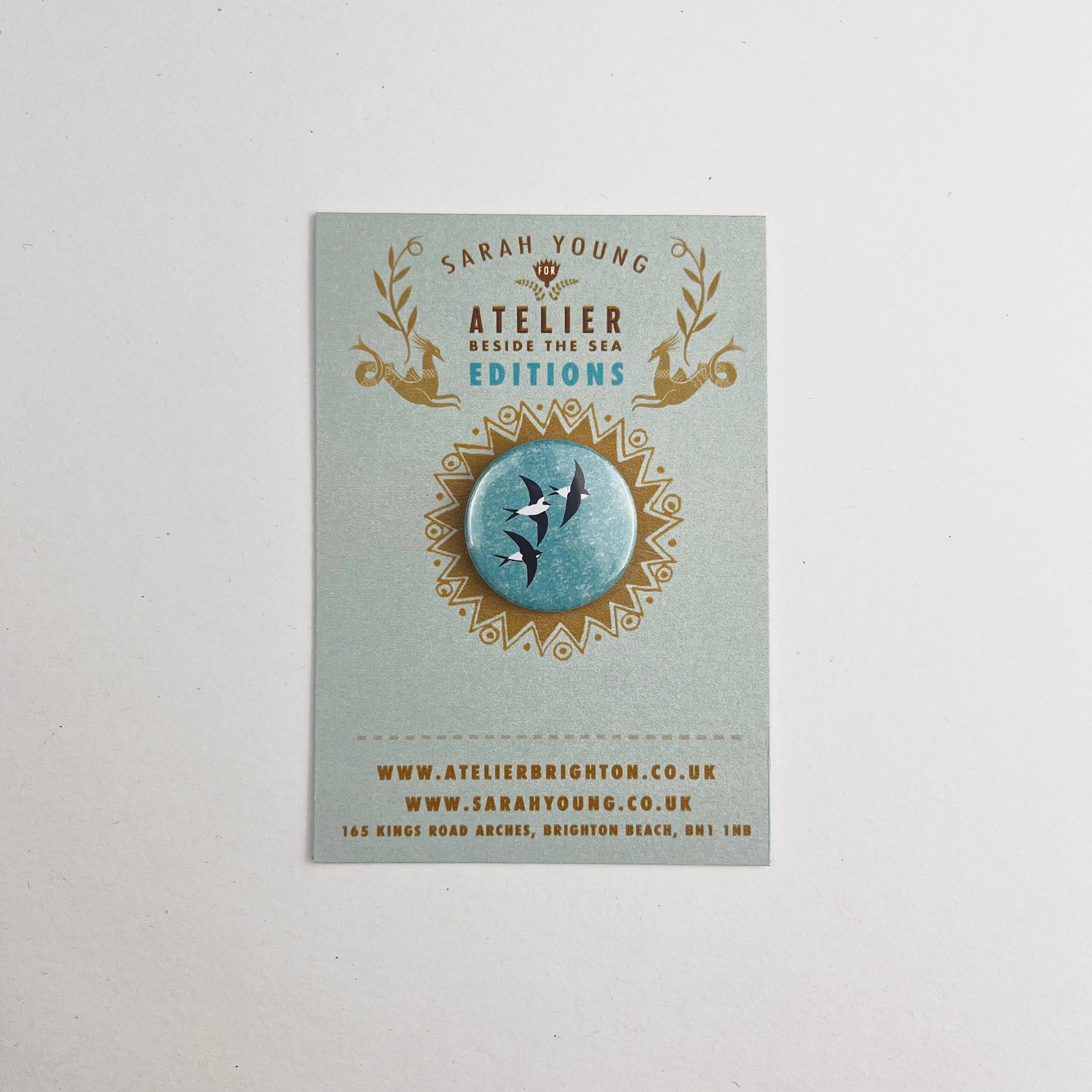 Atelier Editions Pin Badge - House Martin