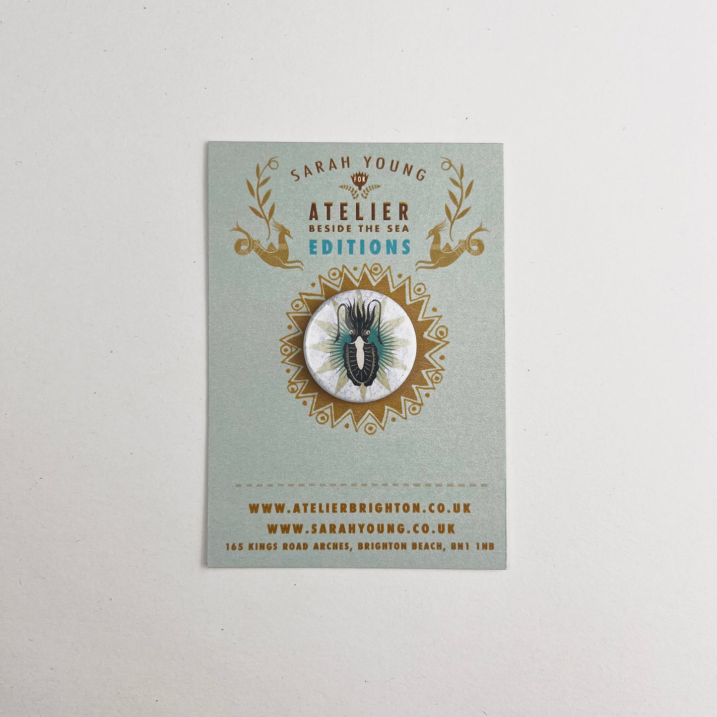 Atelier Editions Pin Badge - Cuttlefish