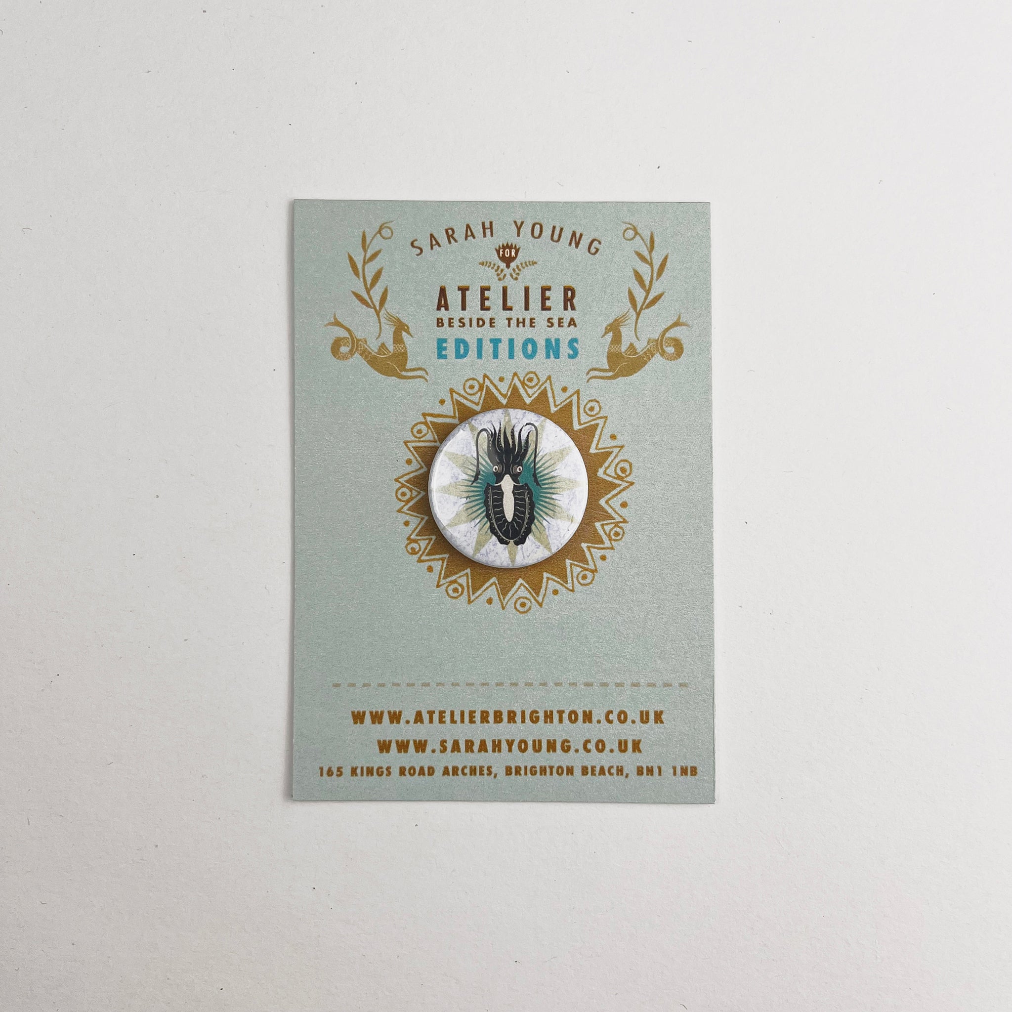 Atelier Editions Pin Badge - Cuttlefish