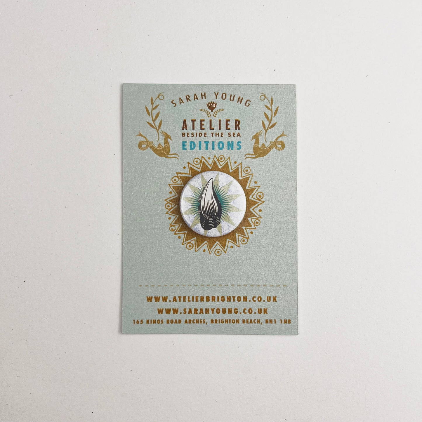Atelier Editions Pin Badge - Mussel