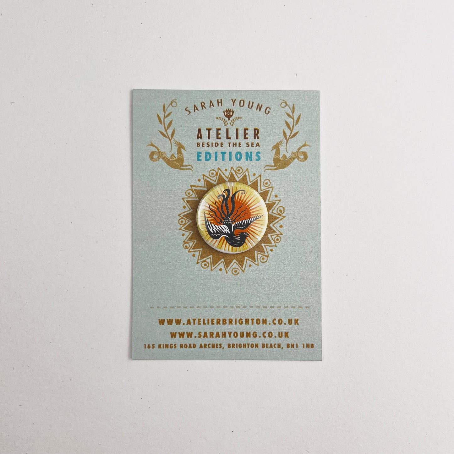 Atelier Editions Pin Badge - Phoenix