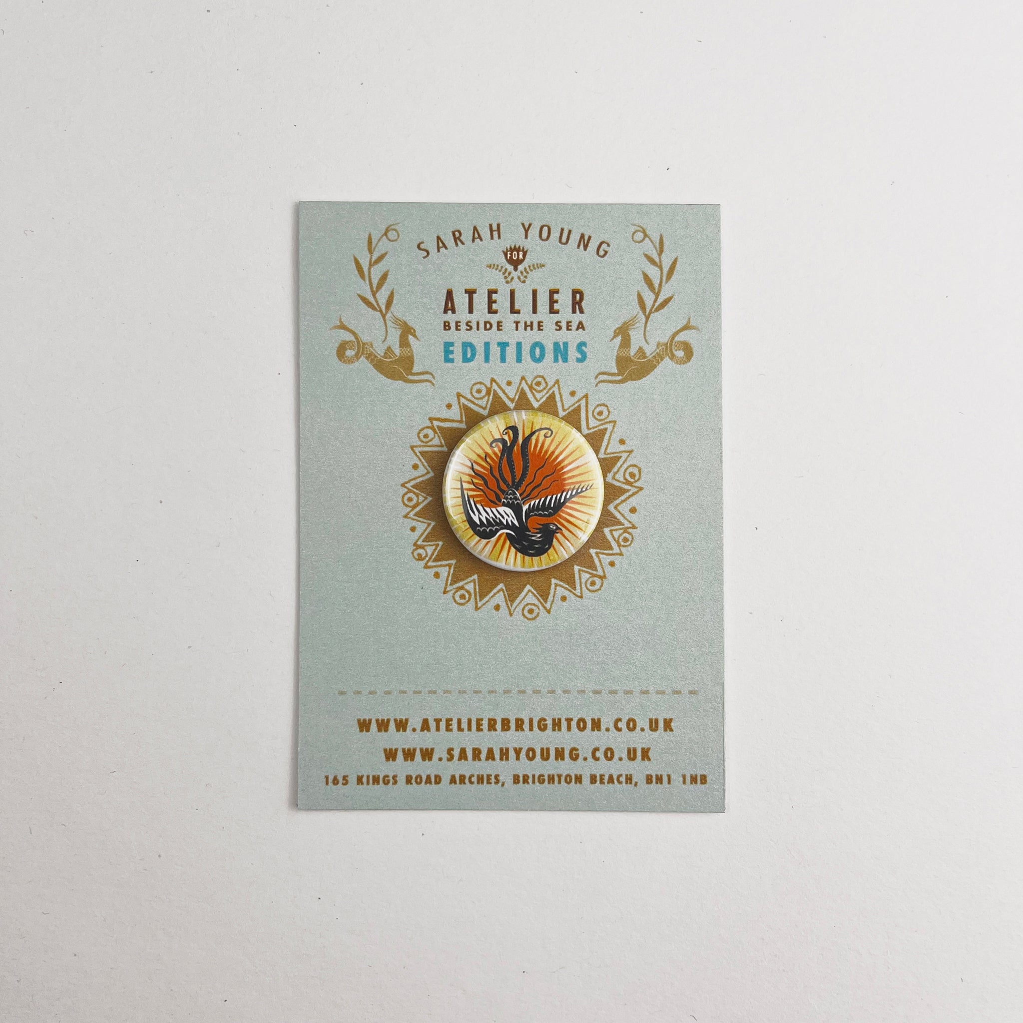 Atelier Editions Pin Badge - Phoenix