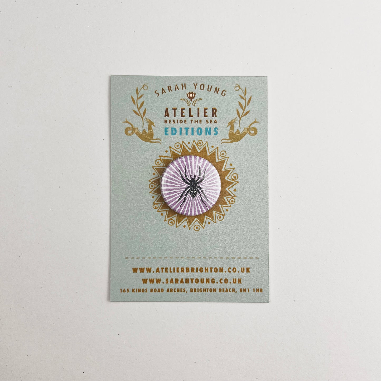 Atelier Editions Pin Badge - Wolfspider