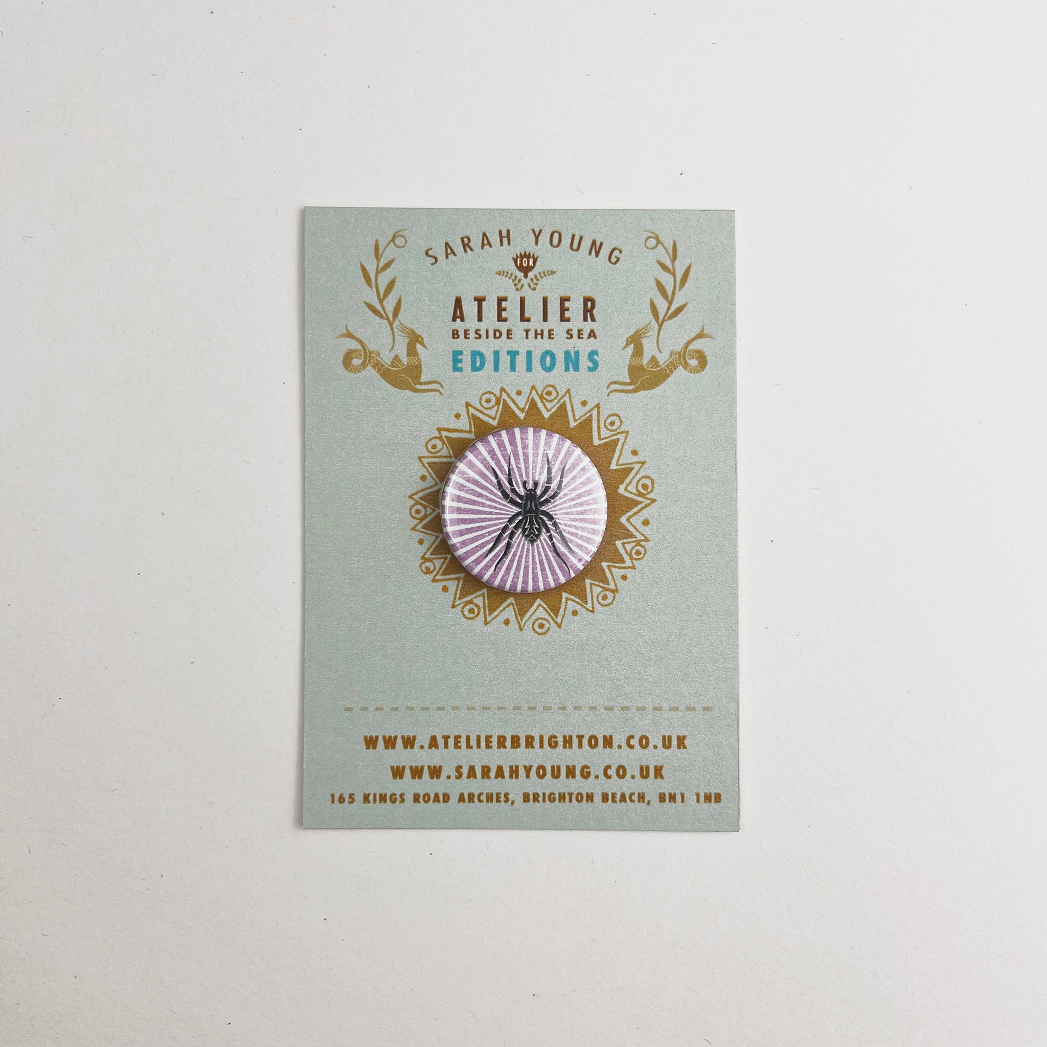 Atelier Editions Pin Badge - Wolfspider
