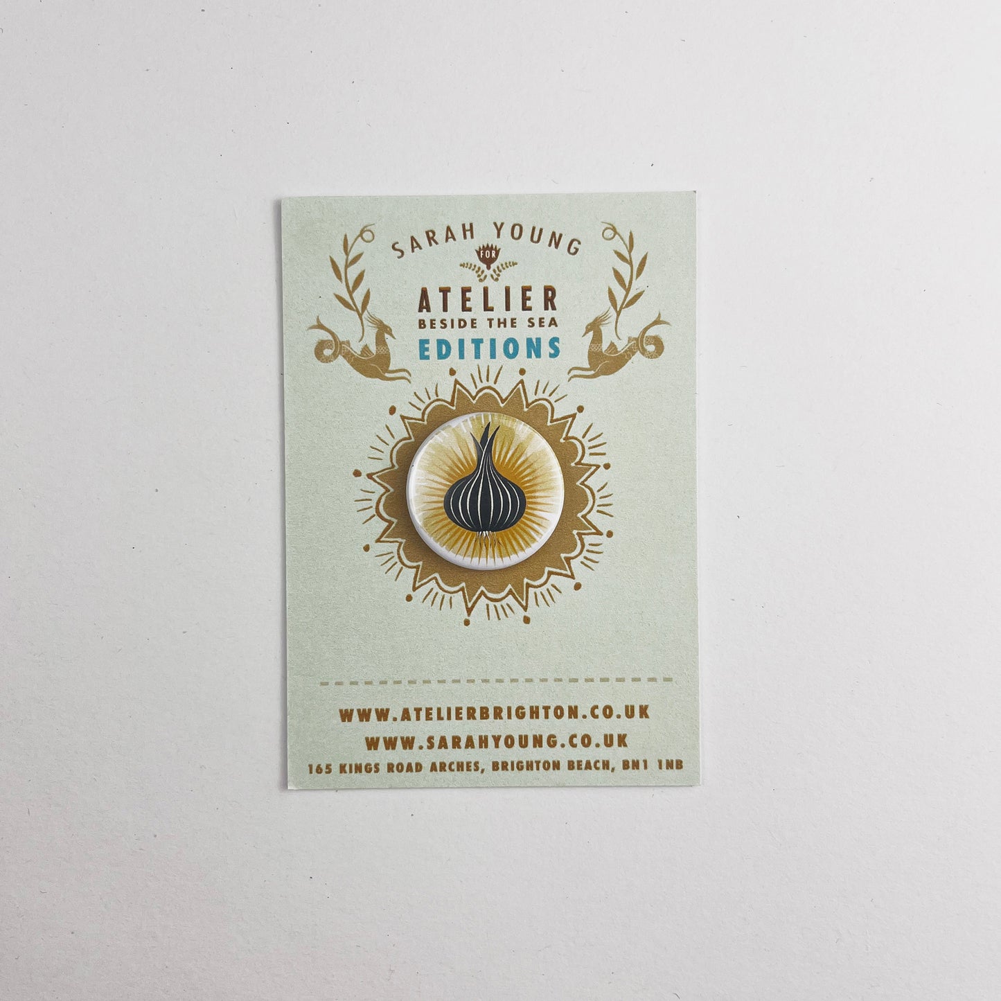 Atelier Editions Pin Badge - Onion