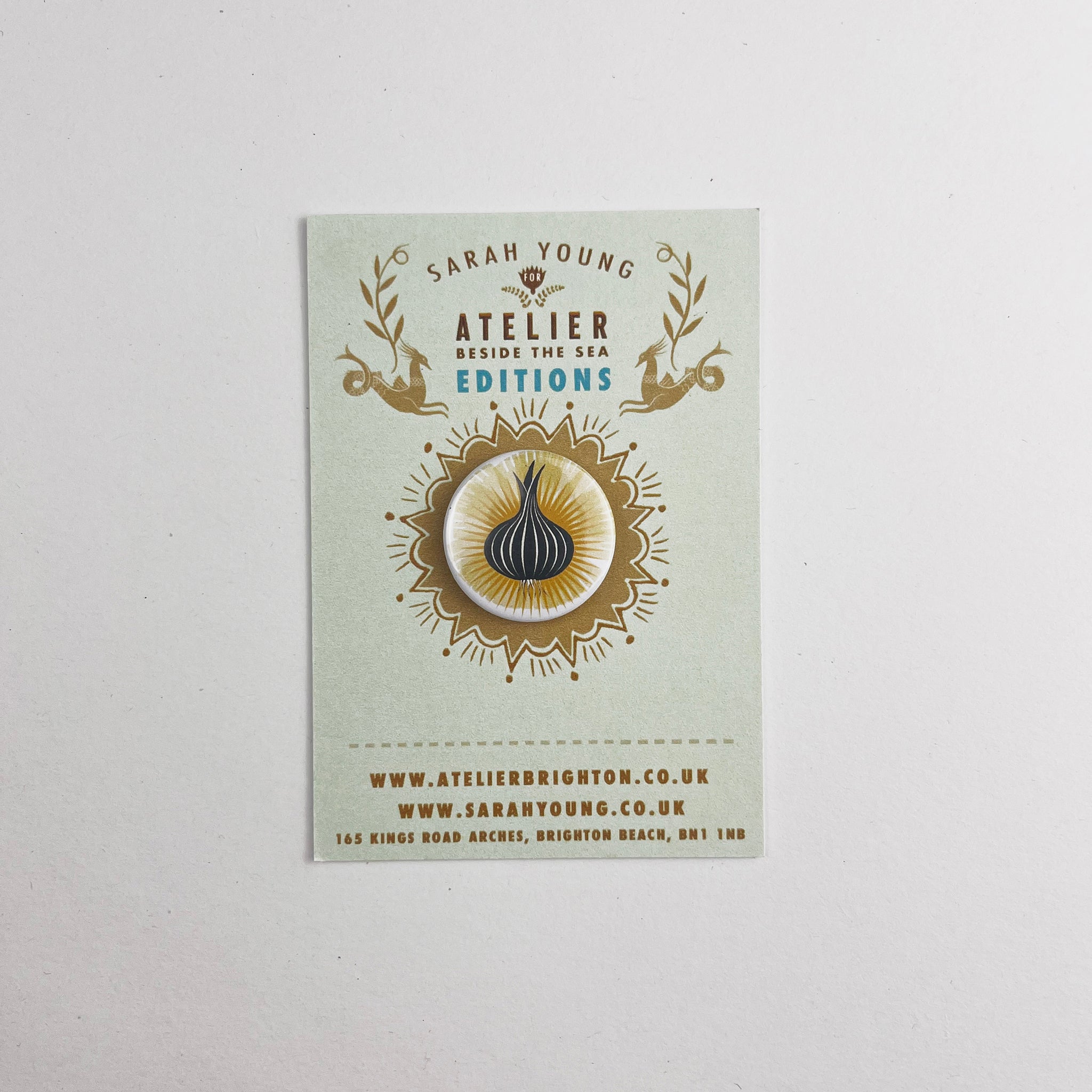 Atelier Editions Pin Badge - Onion