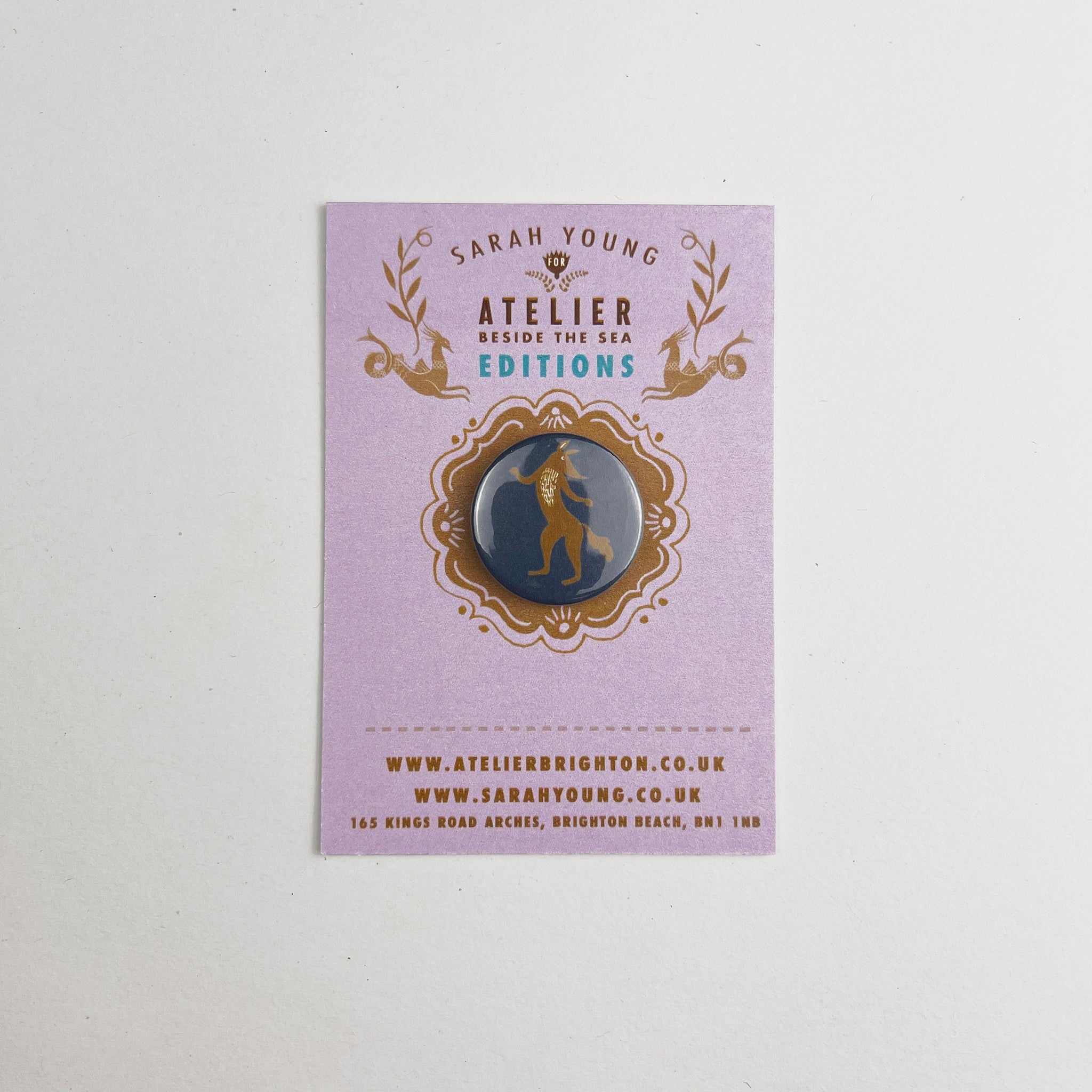 Atelier Editions Pin Badge - Dave 1