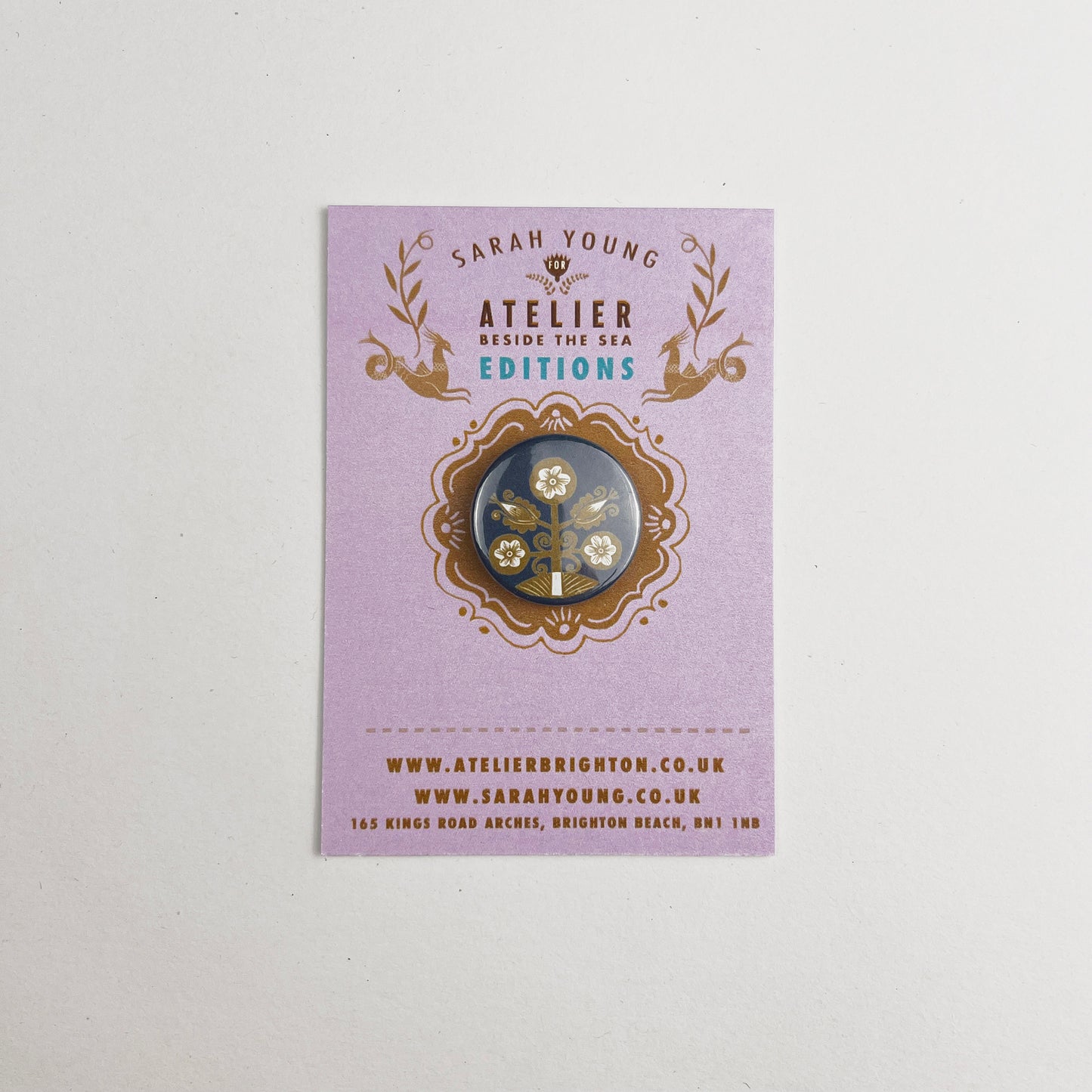 Atelier Editions Pin Badge - Floral 1