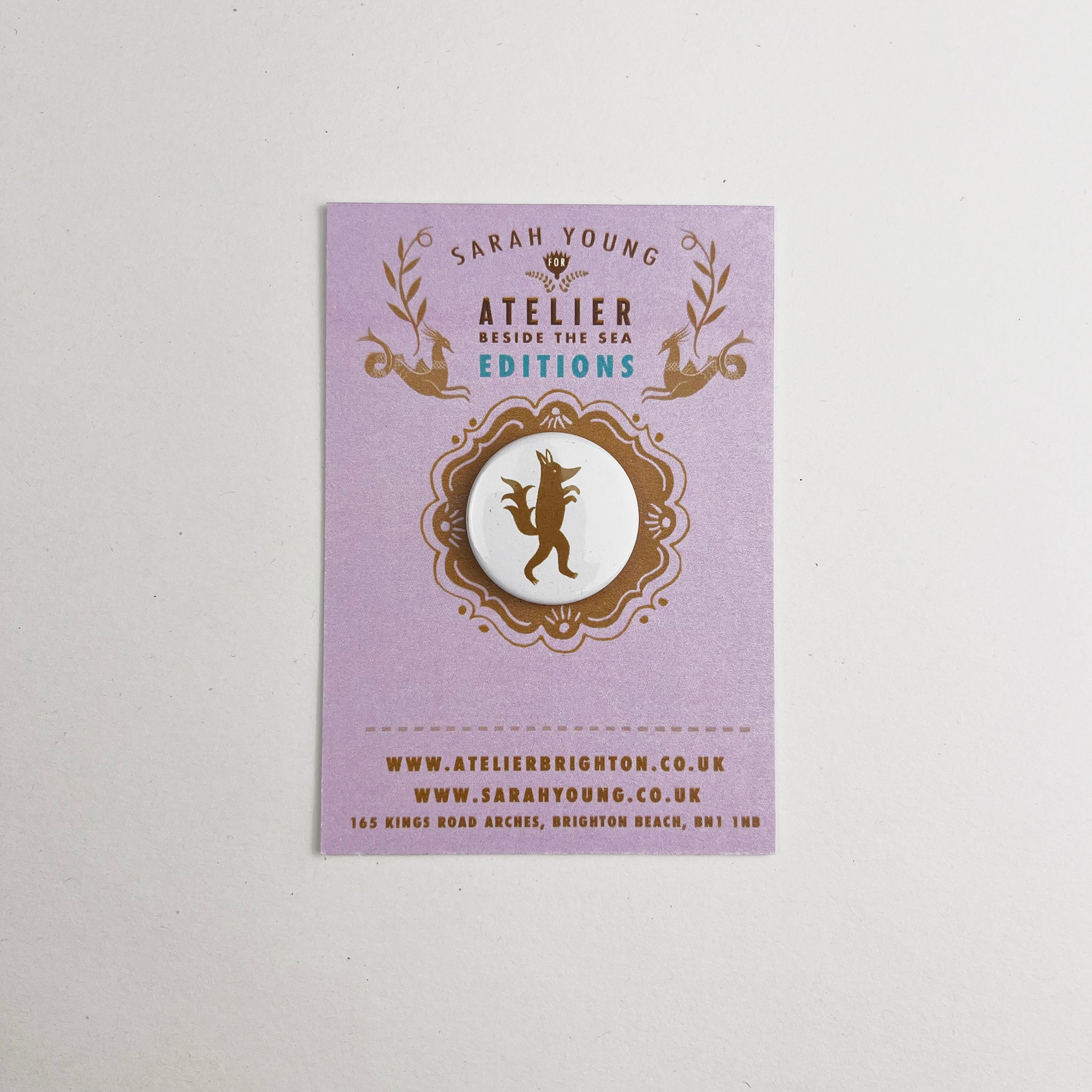 Atelier Editions Pin Badge - Flossie 2