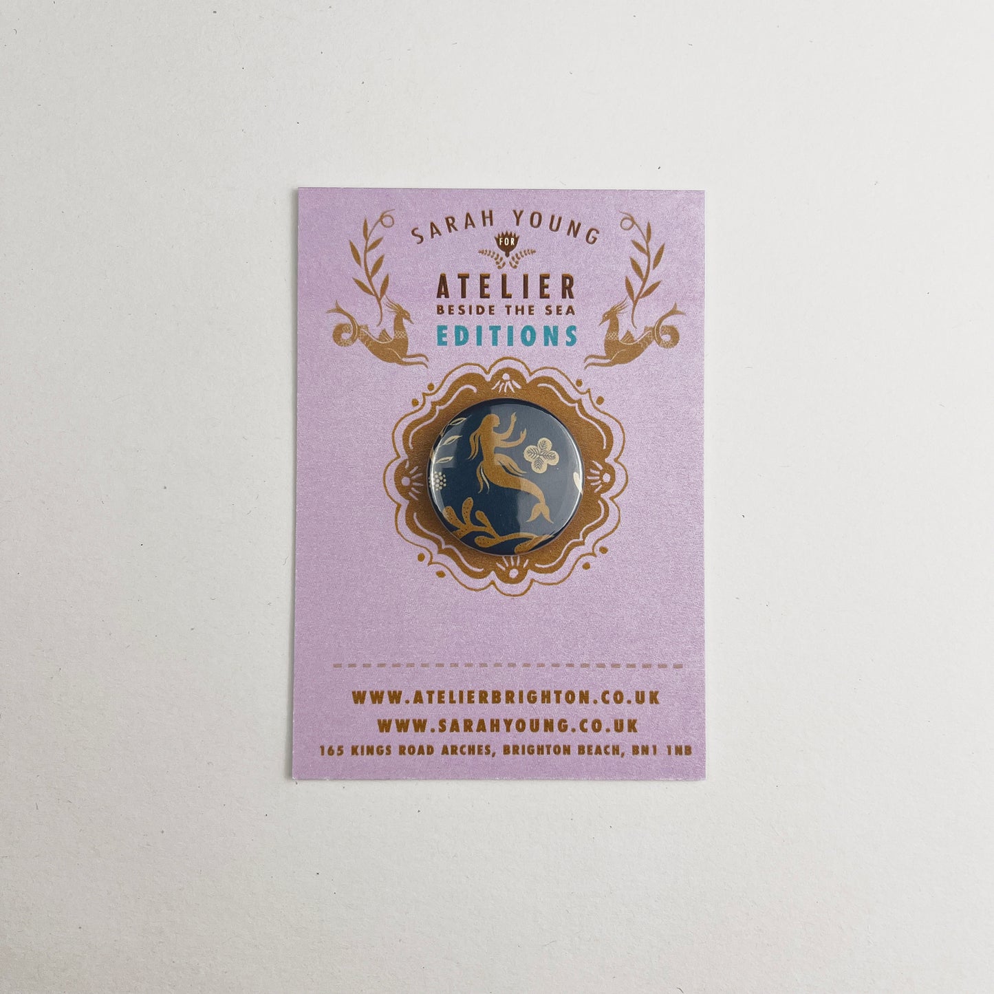 Atelier Editions Pin Badge - Mermaid 1