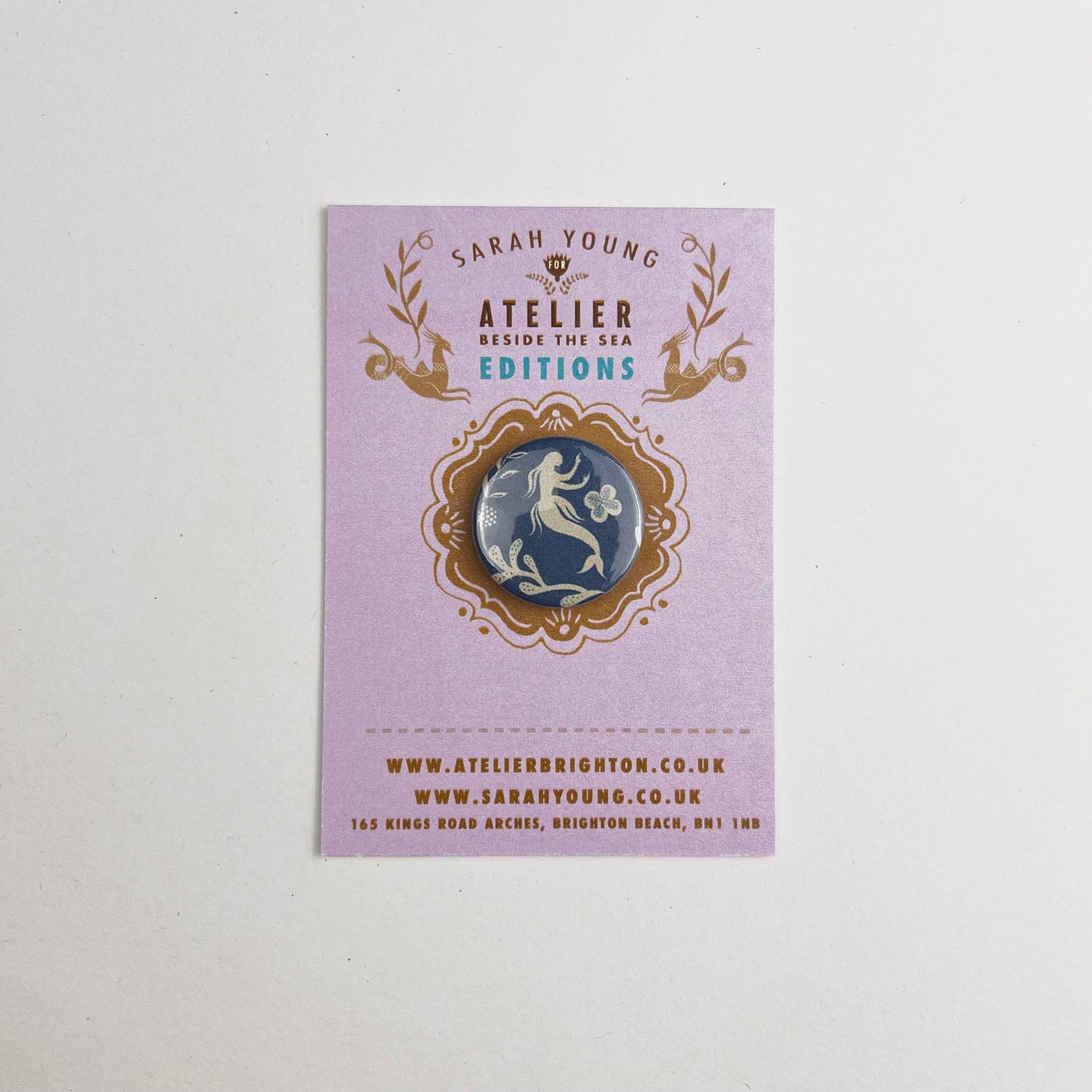 Atelier Editions Pin Badge - Mermaid 2