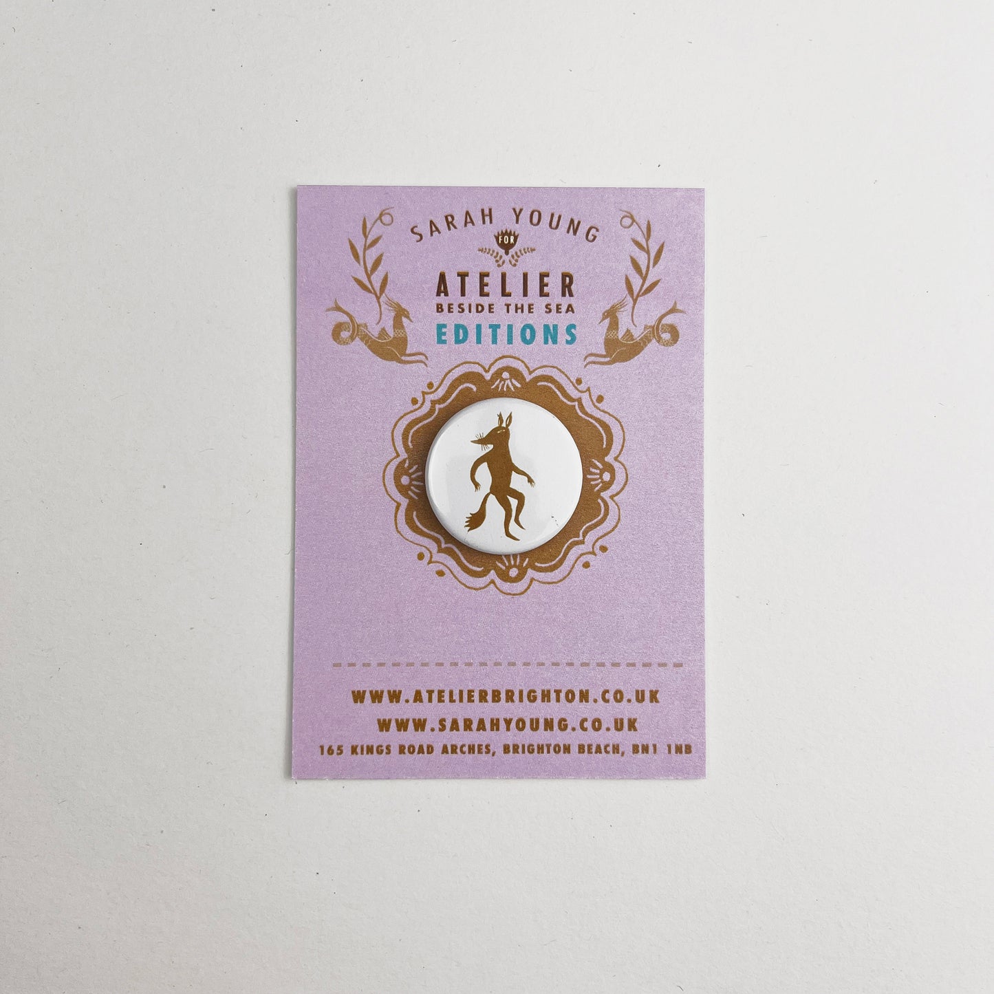 Atelier Editions Pin Badge - Pedro 2
