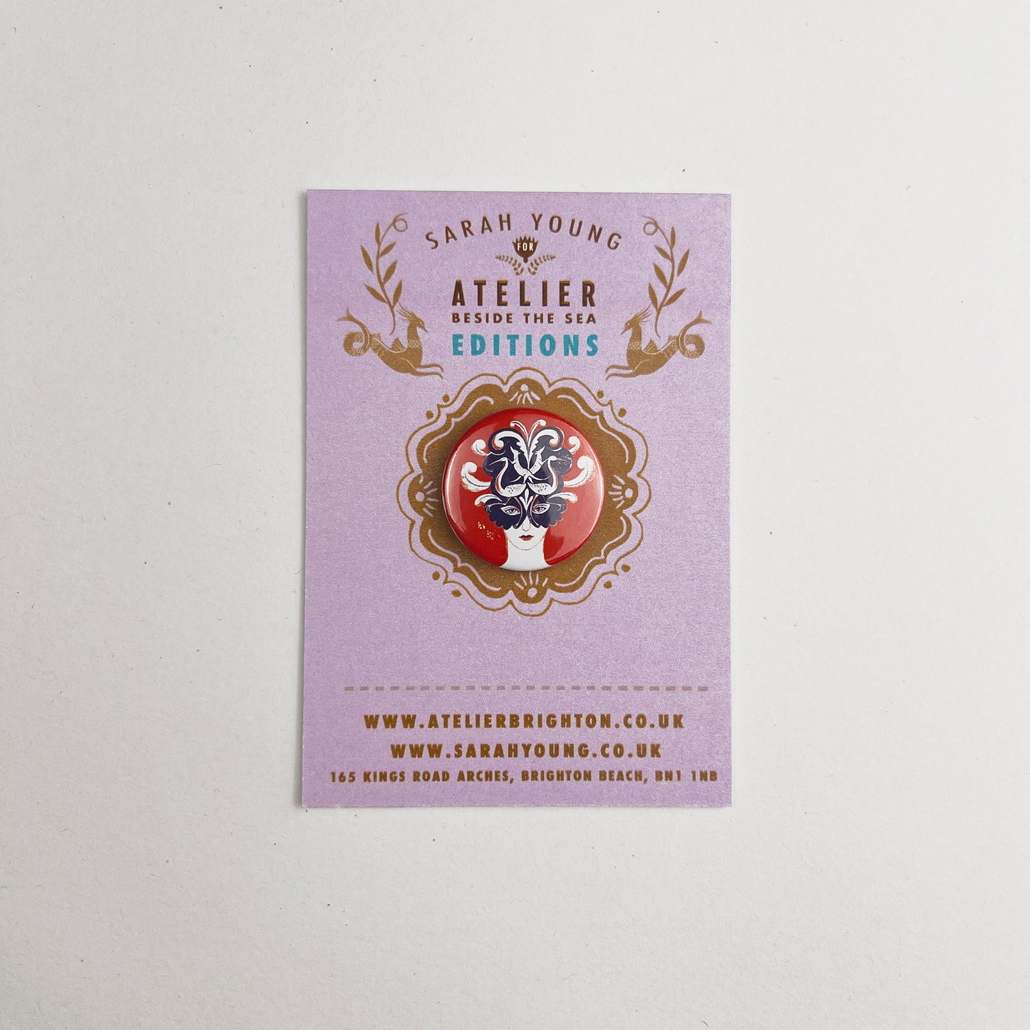 Atelier Editions Pin Badge - Mask