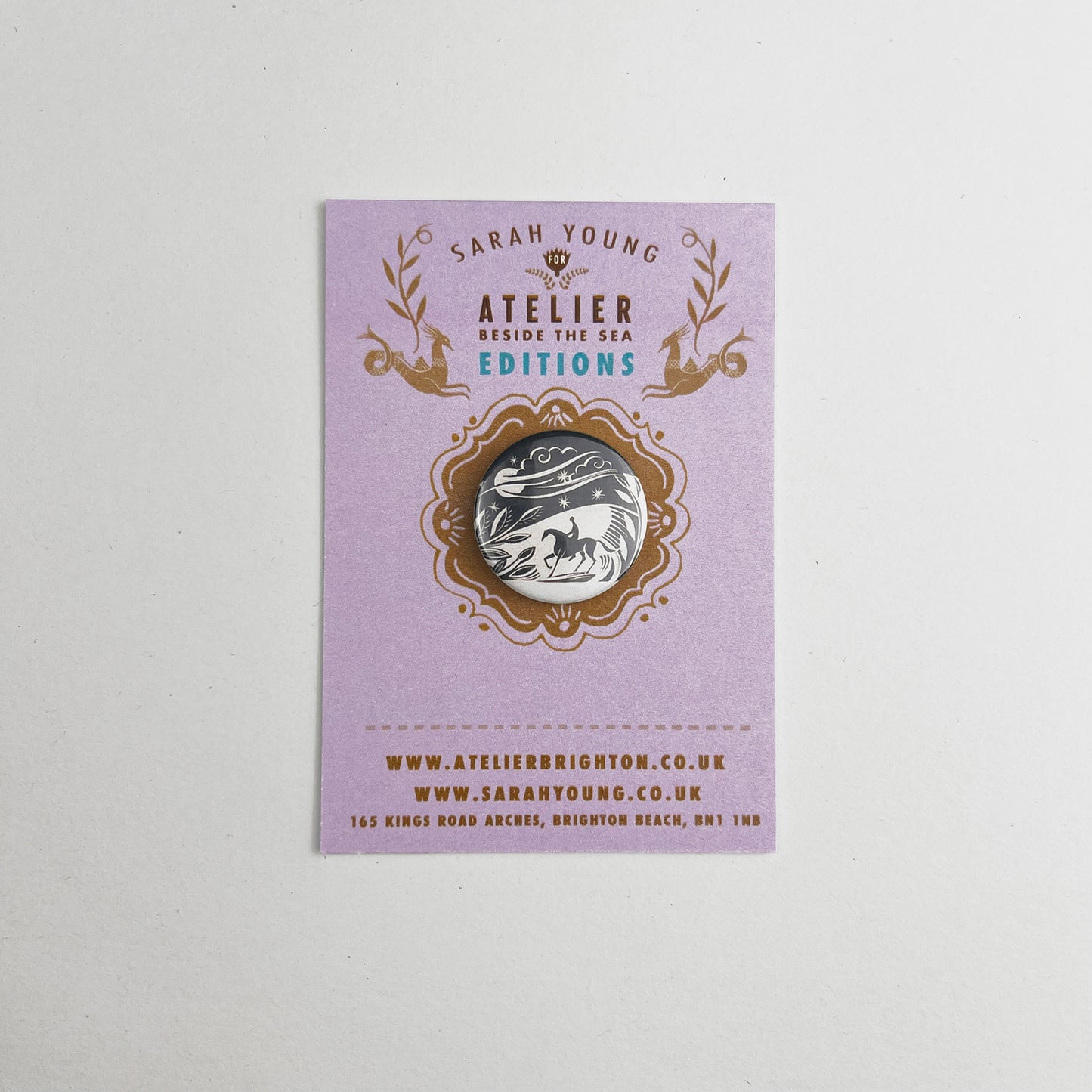 Atelier Editions Pin Badge - Rider