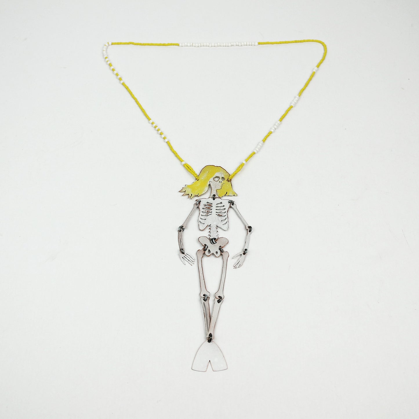 Mermaid Skeleton Statement Necklace