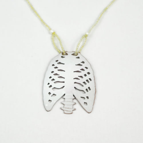 Small Ribcage Statement Necklace
