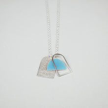 Load image into Gallery viewer, Light Turquoise Three Shape Pendant Necklace