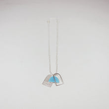 Load image into Gallery viewer, Light Turquoise Three Shape Pendant Necklace