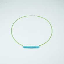 Load image into Gallery viewer, Deep Turquoise Landscape Necklace