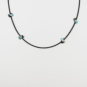 Double Rectangles Necklace