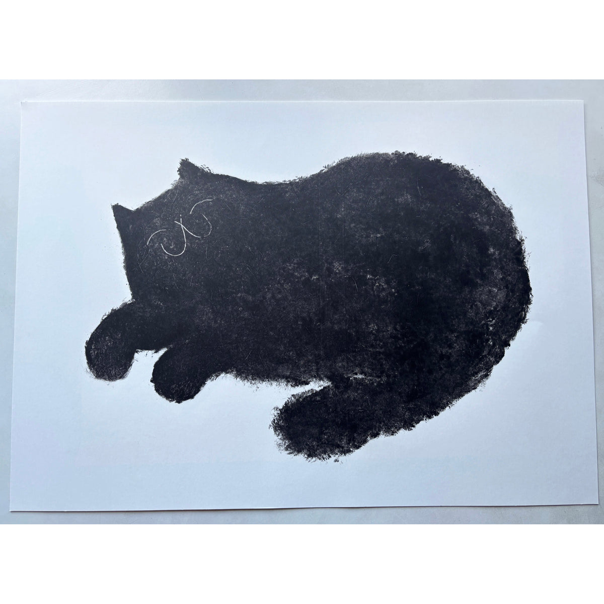 Smug Black Cat