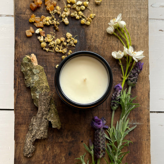 Chamomile, Vetiver, Frankincense & Lavender Soy Wax Candle