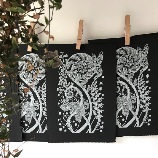 A Firework of Ferns in Silver