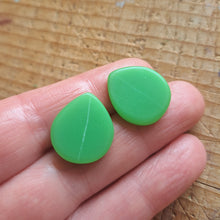Load image into Gallery viewer, Petal Studs in Green