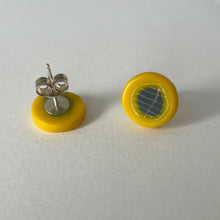 Load image into Gallery viewer, Mini Round Studs in Yellow & Grey
