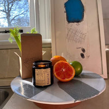 Load image into Gallery viewer, Lime Zest, Fennel & Blood Orange Soy Wax Candle
