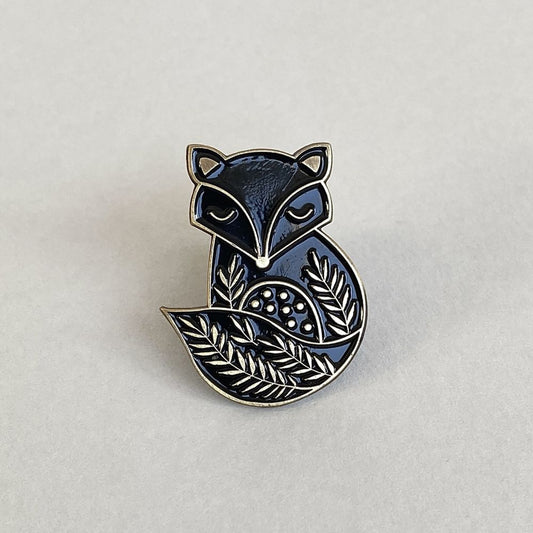 Fox Enamel Pin Badge