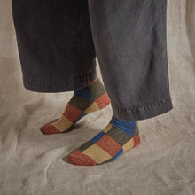 Load image into Gallery viewer, Fine Merino Socks Colour Patchwork