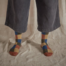 Load image into Gallery viewer, Fine Merino Socks Colour Patchwork