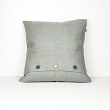 Load image into Gallery viewer, Graphic Patchwork Cushion in Grey and Multi-Colour
