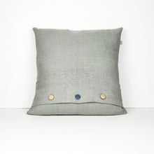 Load image into Gallery viewer, Graphic Patchwork Cushion in Grey and Multi-Colour