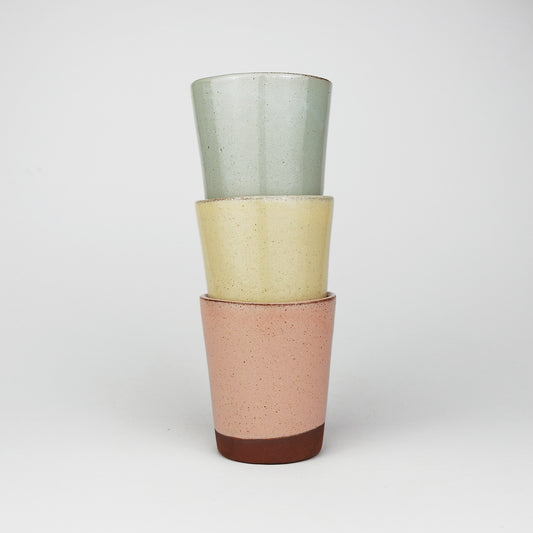 Petal Small Terracotta Tumbler in Mauve