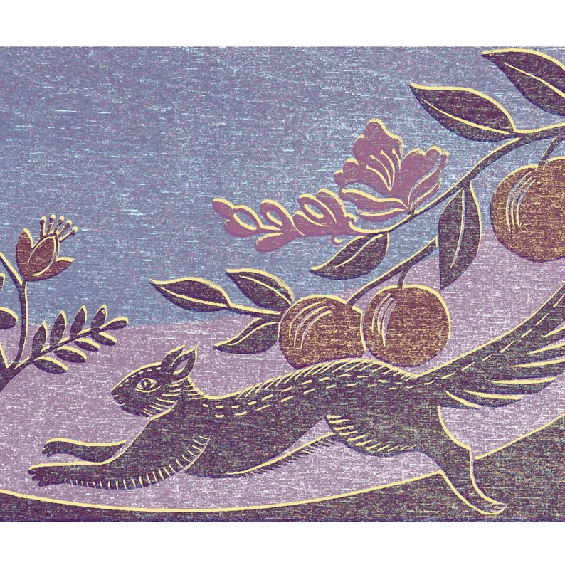 Midnight Squirrels Print