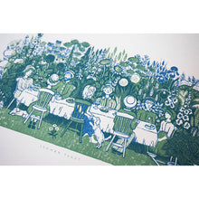 Load image into Gallery viewer, Summer Feast Linocut Print