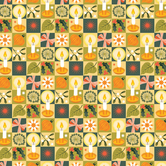 Christmas Chequerboard Gift Wrap