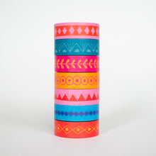 Load image into Gallery viewer, Teal Pattern Washi Tape