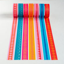 Load image into Gallery viewer, Teal Pattern Washi Tape