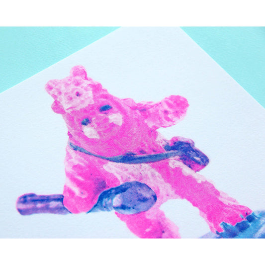 Pink Ewok Print