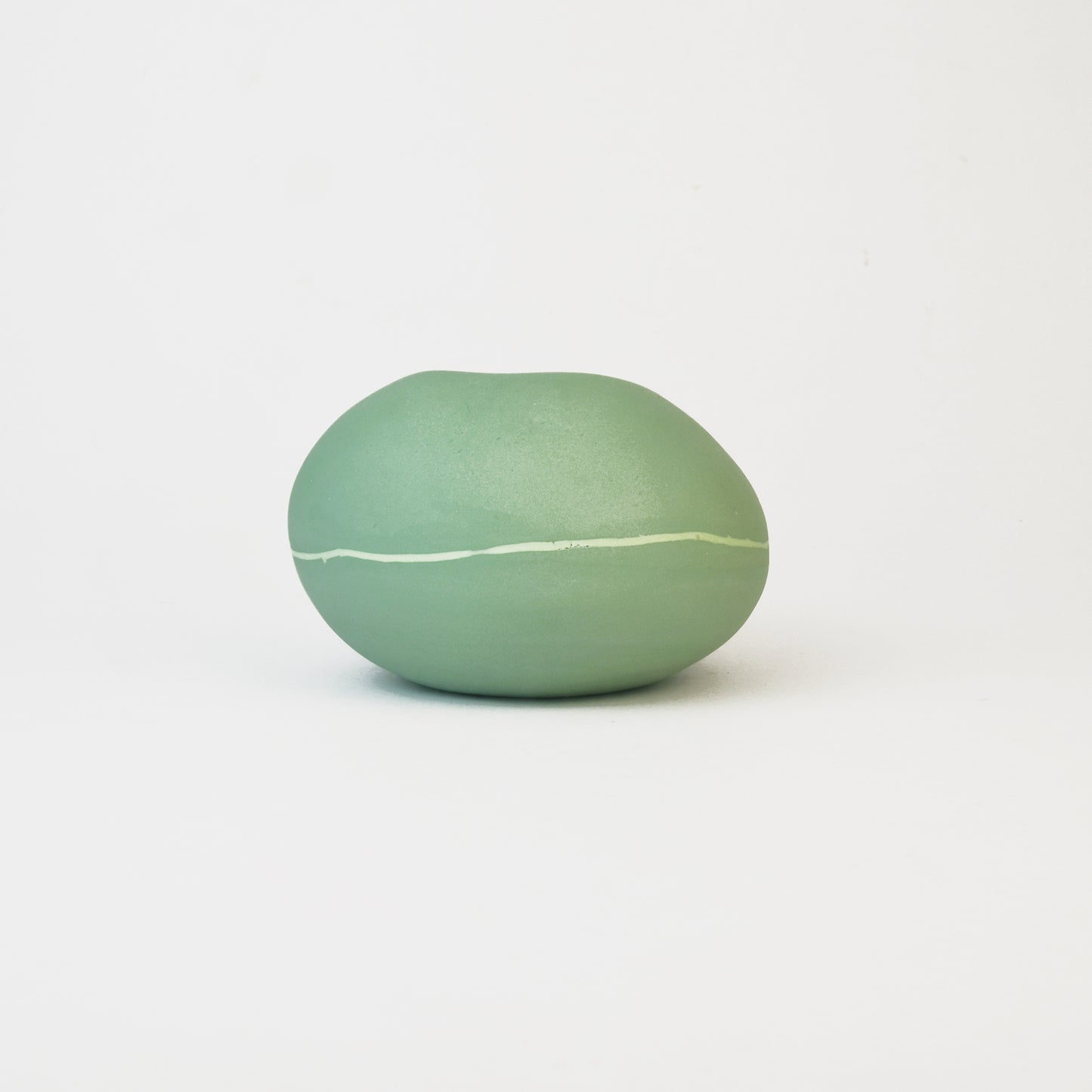 Meandering Series Vessel No. 20 in Cactus Green
