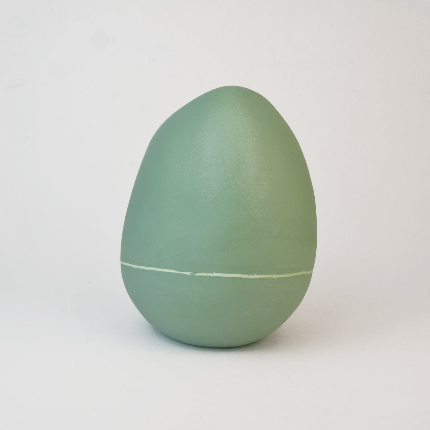 Meandering Series Vessel No. 21 in Cactus Green