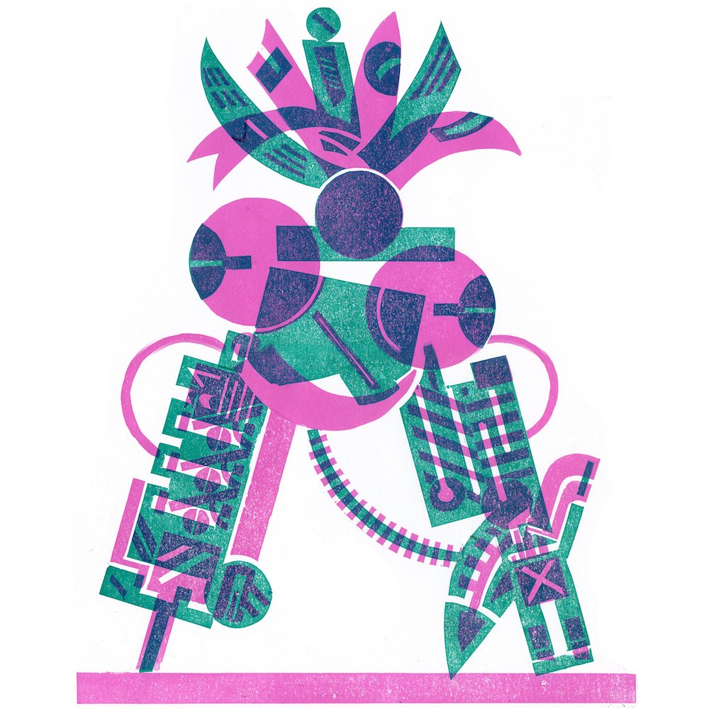 Miss Digit Print