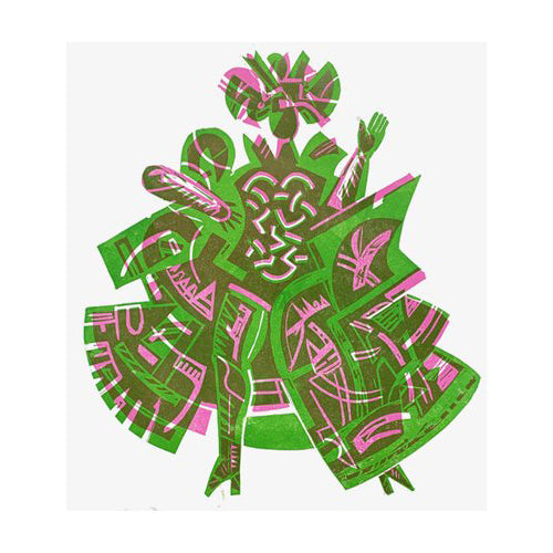 The Green Robe Print