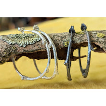 Load image into Gallery viewer, Branch Hoop Earrings Large