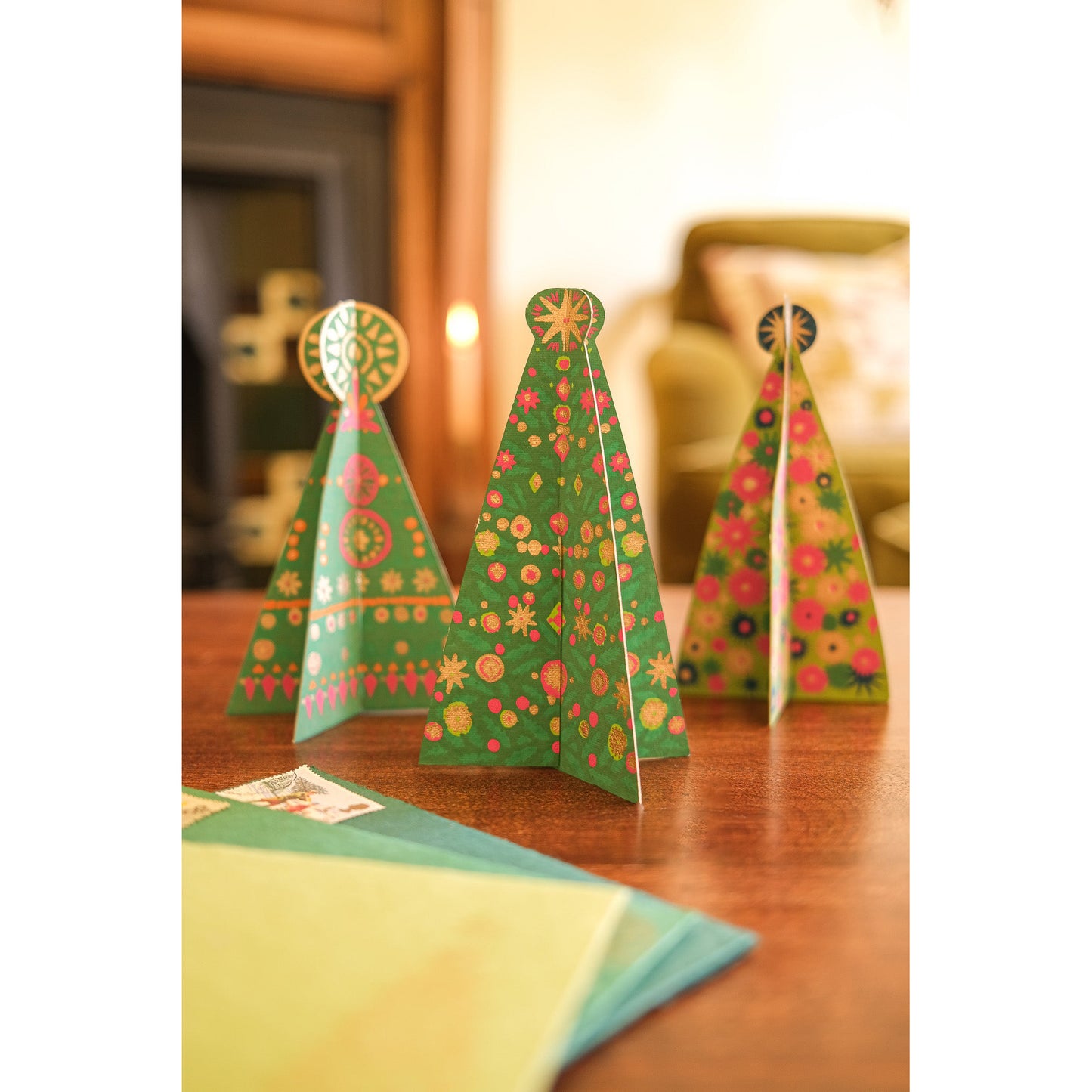 Patterned Tree Greeting Card