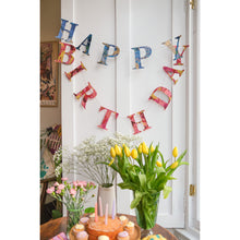 Load image into Gallery viewer, Happy Birthday - Recycled Red Mix Garland