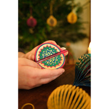Load image into Gallery viewer, Pink Bauble Honeycomb Ornament